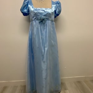 Light blue Regency Era\Bridgerton inspired dress \costume