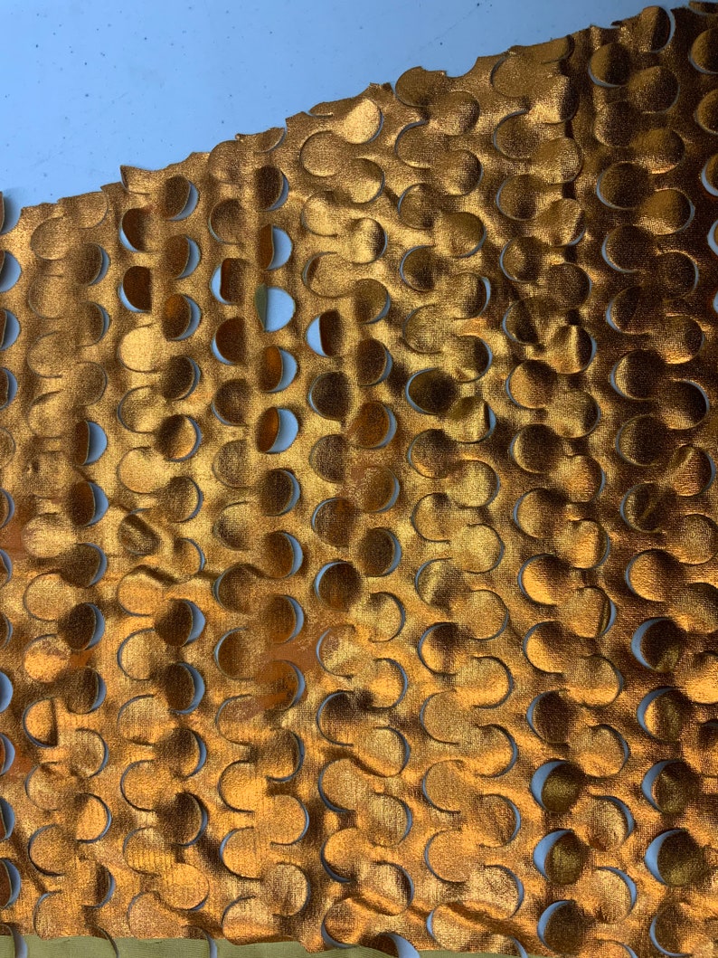 Laser Cut Copper Foil Spandex Etsy