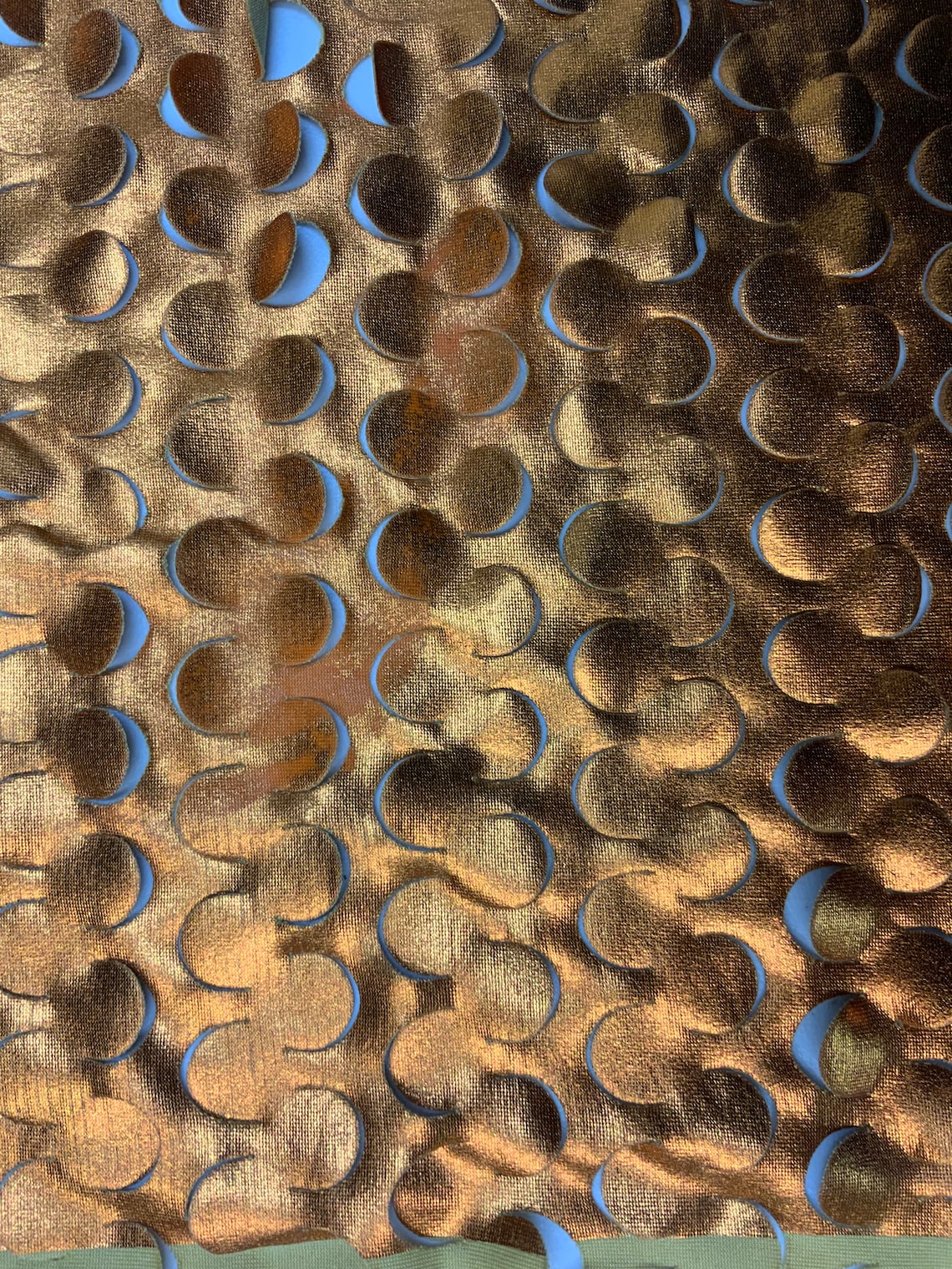 Laser Cut Copper Foil Spandex Etsy