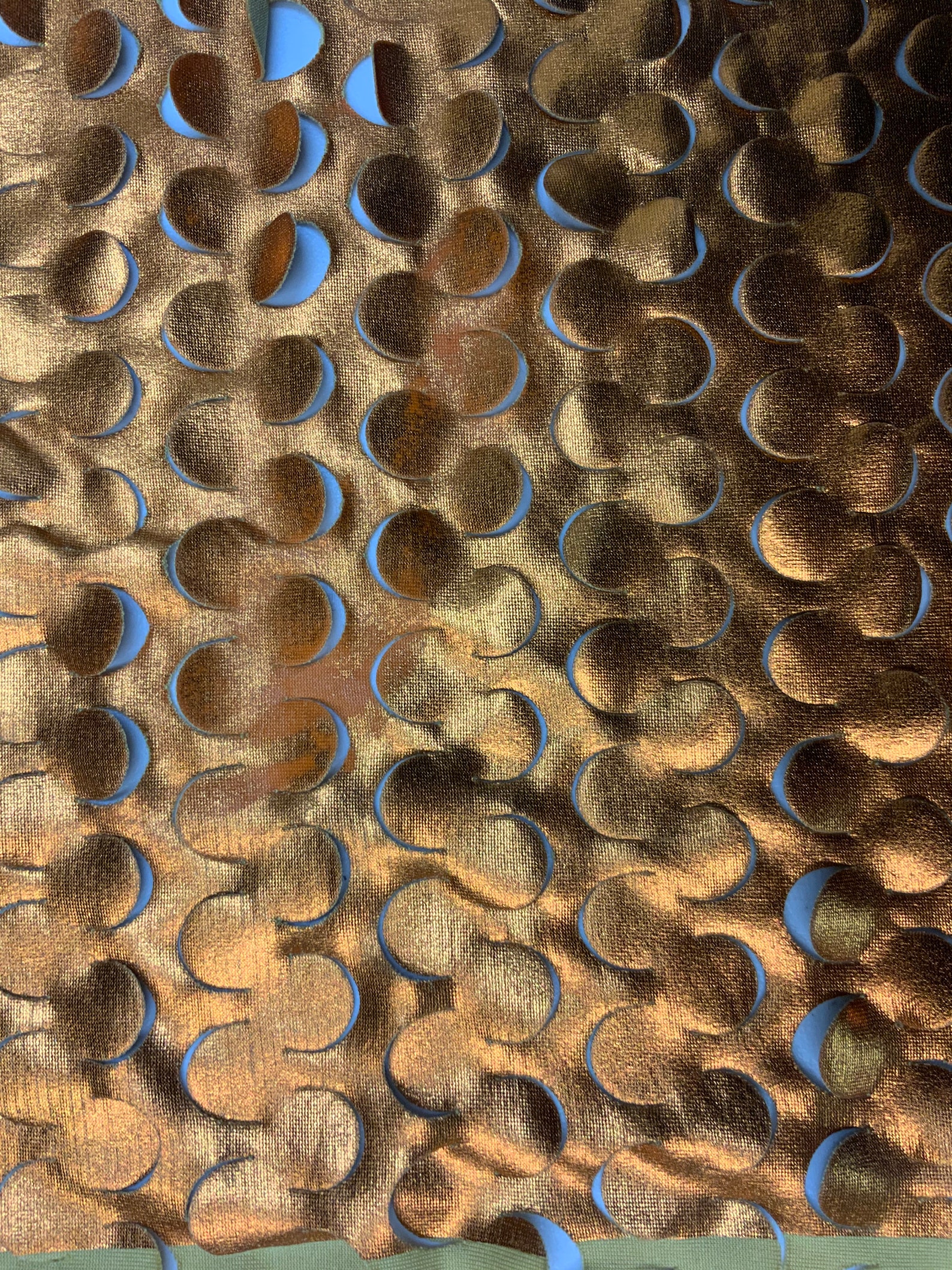 Laser Cut Copper Foil Spandex Etsy