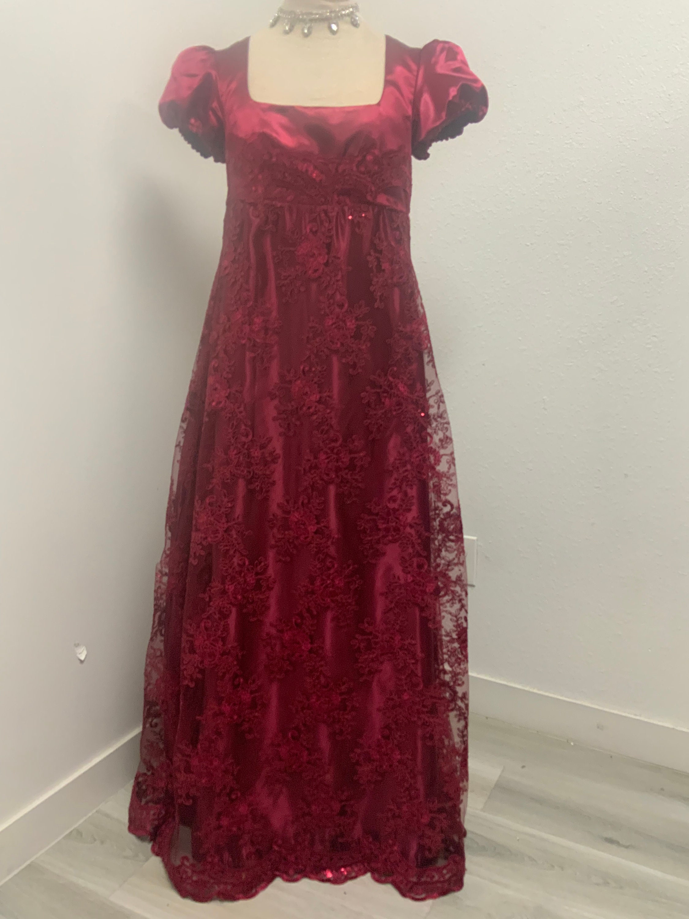Bridgerton Dress Red - Etsy