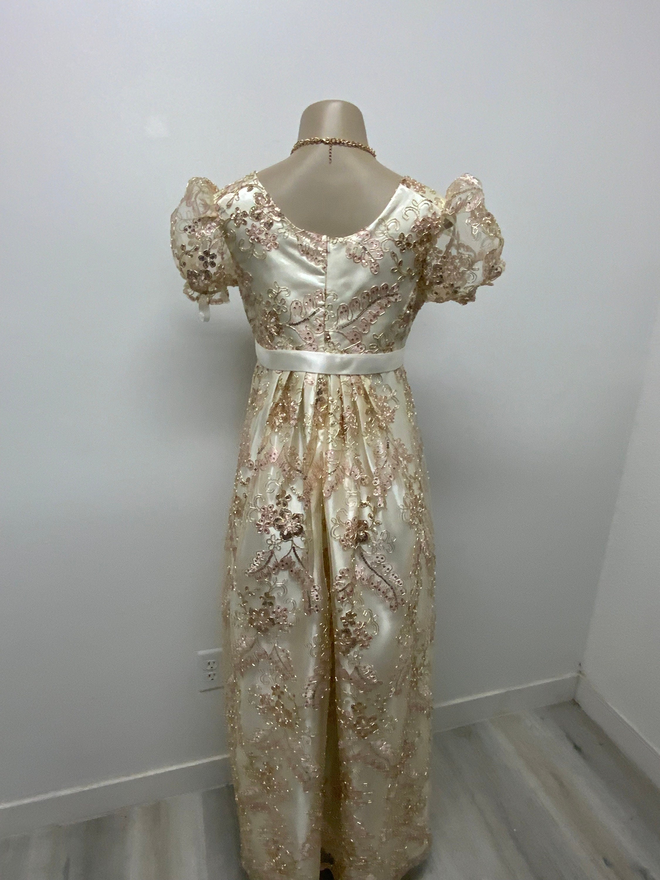 Regency Era Inspired Ball Dress/costume - Etsy Regency Era Inspired Ball Dress/costume - Etsy