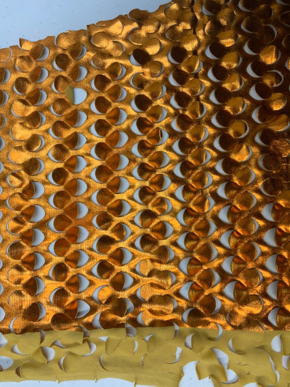 Laser Cut Copper Foil Spandex Etsy