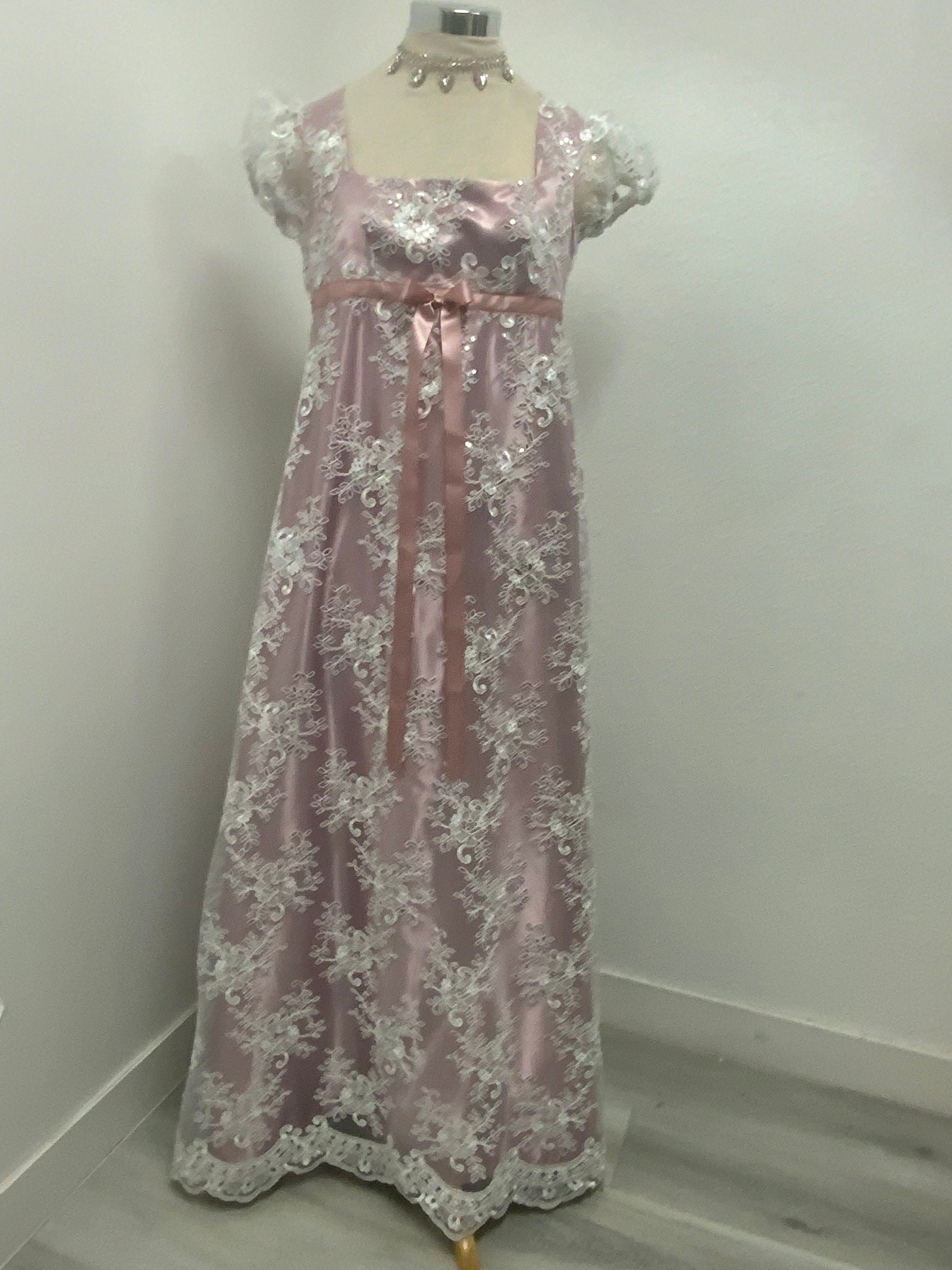 Regency Era dress/gown Bridgerton inspired