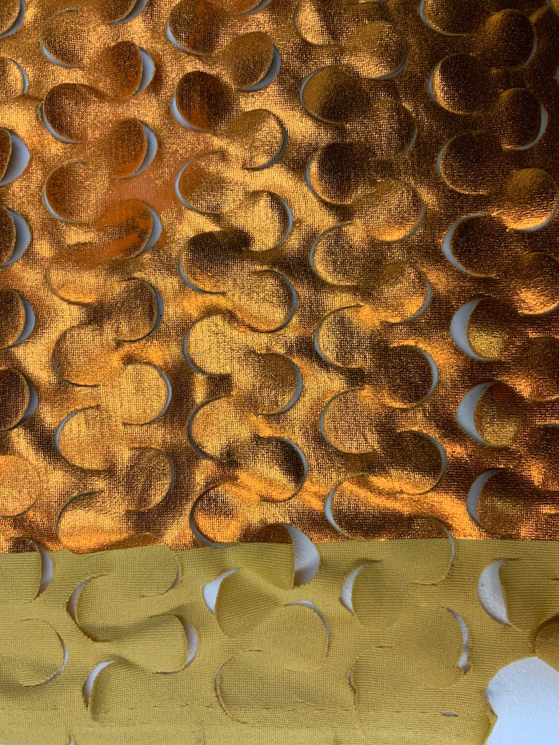 Laser Cut Copper Foil Spandex Etsy