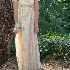 Regency era/Bridgeton inspired  ball dress/costume