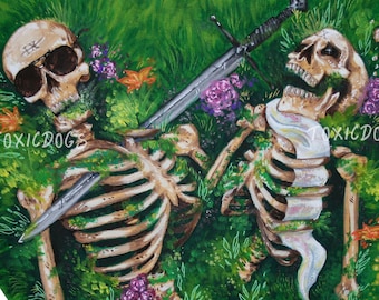 Tradegy Of Time - Locked Tomb Print