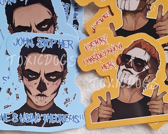 Paquete de pegatinas de Gideon y Harrow