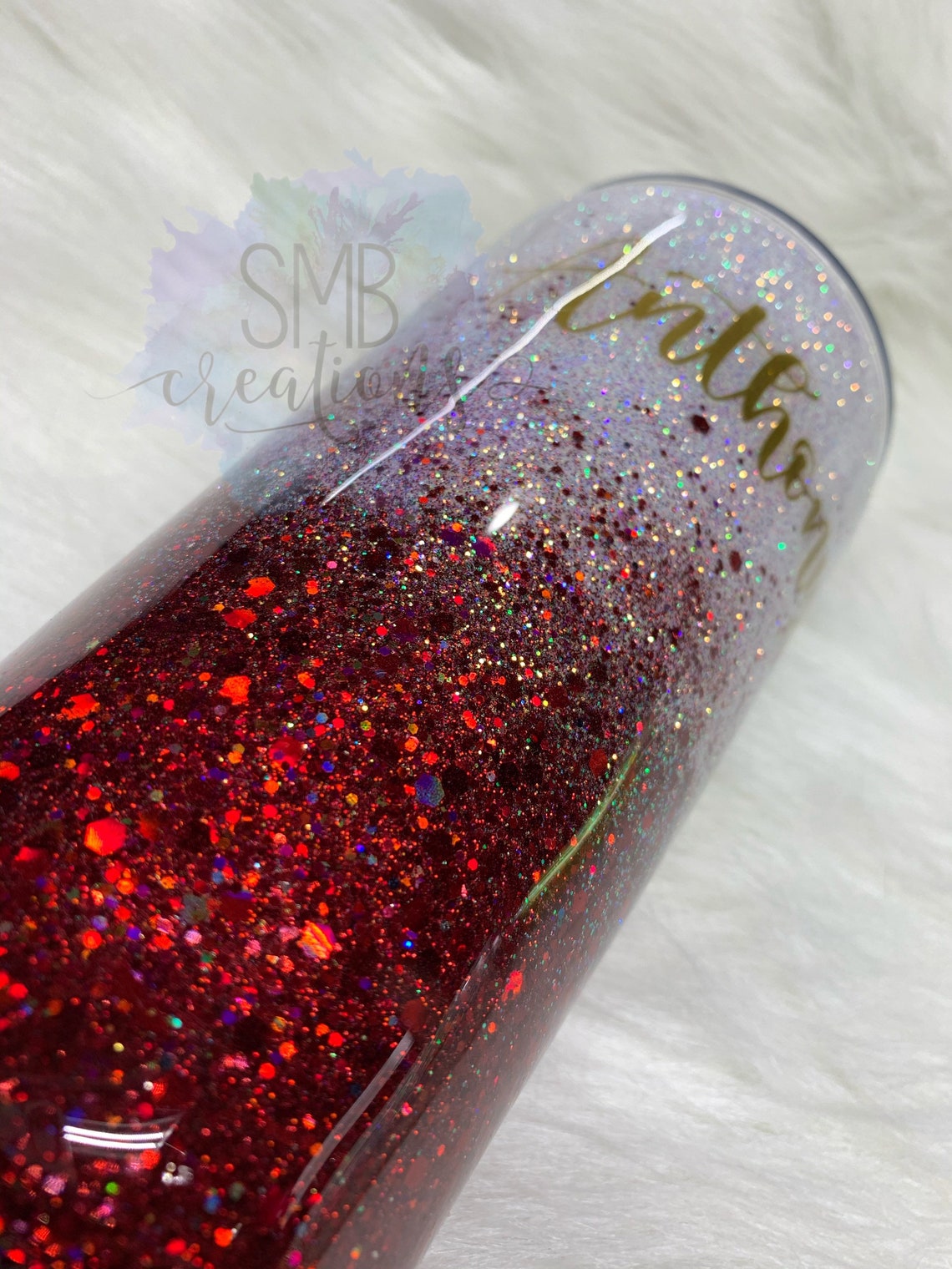 Red and White Glitter Tumbler Sparkle Glitter Dipped Etsy