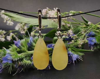 Amber earrings, elegant drop amber earrings, amber jewelry, sterling silver, natural amber, gemstone earrings