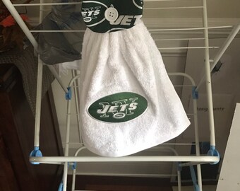 New York Jets 3 Piece Bath Towel Set Handmade  GREAT GIFT!! 