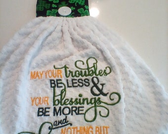 St Patrick sayings Towel