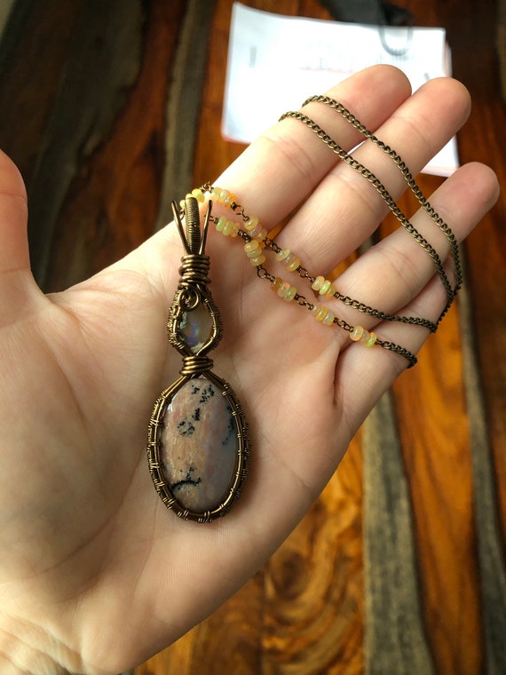 Opal Wrap Necklace - image 2