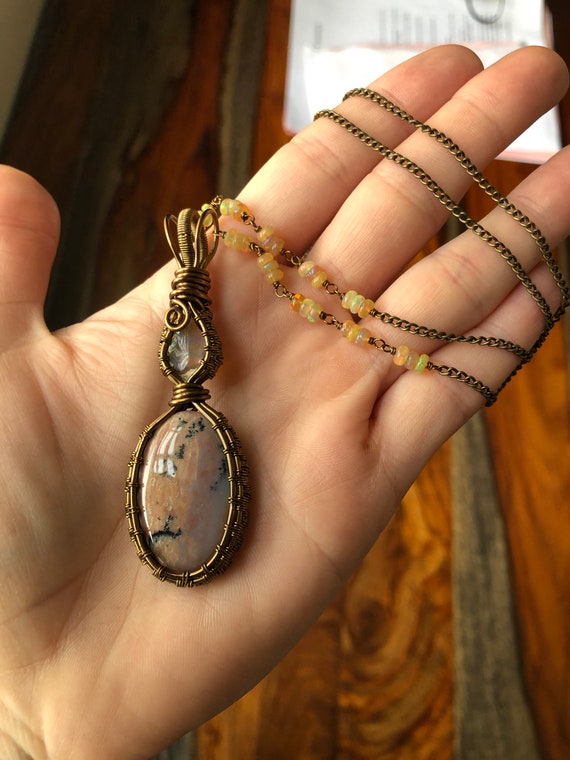 Opal Wrap Necklace - image 3