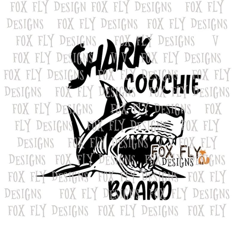 Download Shark Coochie Board SVG Cricut Silhouette Glowforge | Etsy