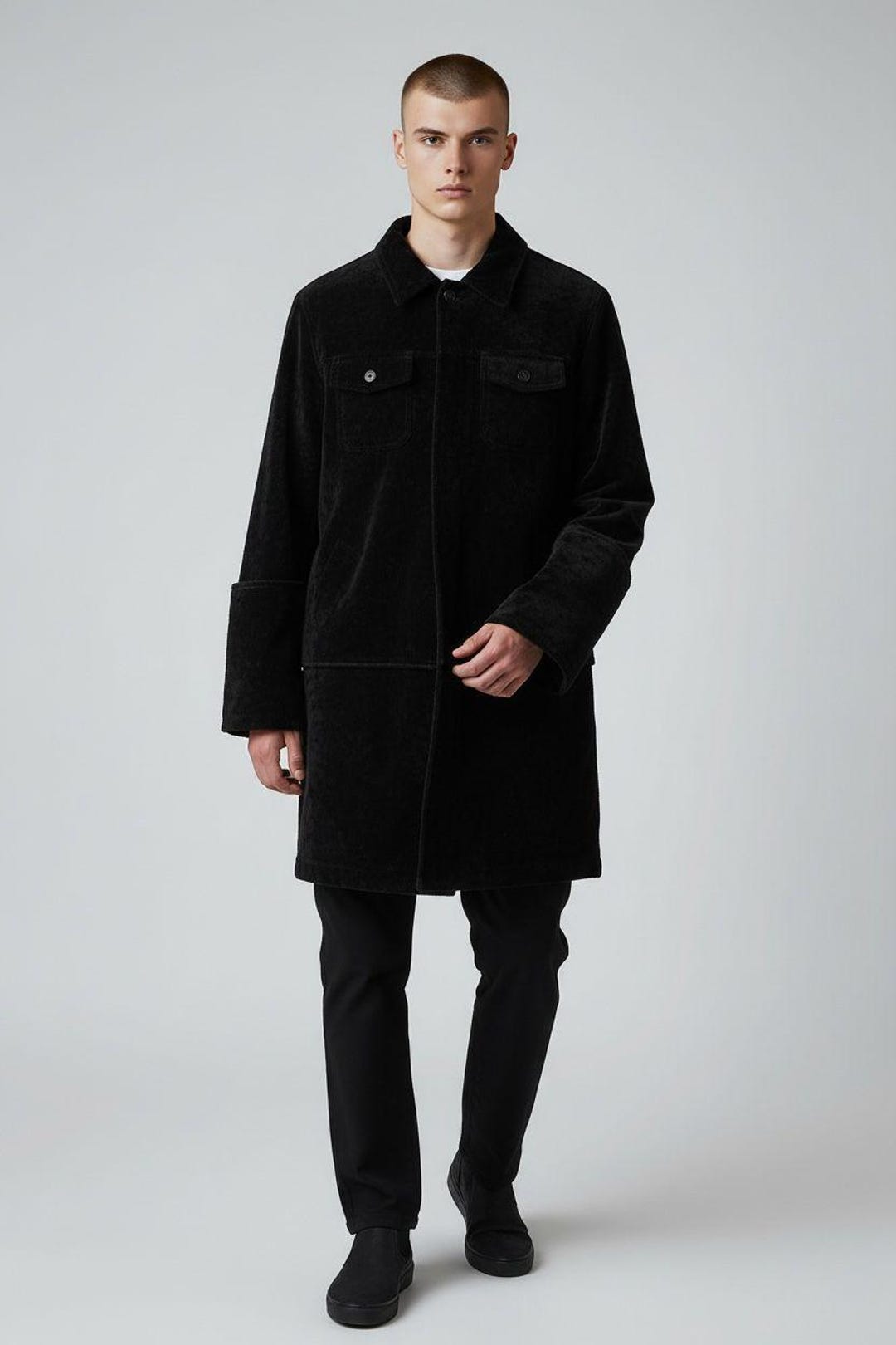 Vintage Helmut Lang Runway 1997 Velvet Coat Jacket - Etsy