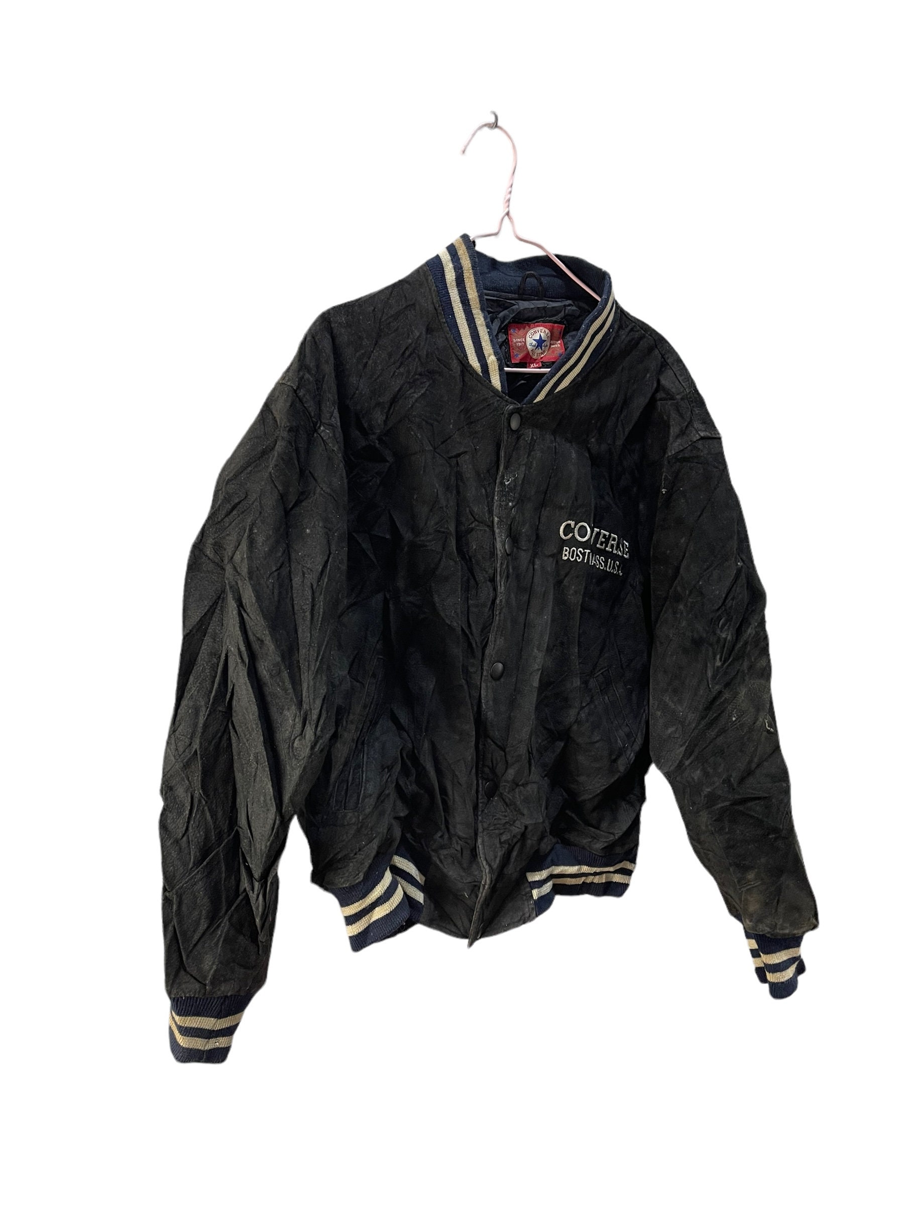 Vintage Converse Chuck Taylor Pig Leather Varsity Jacket - Etsy