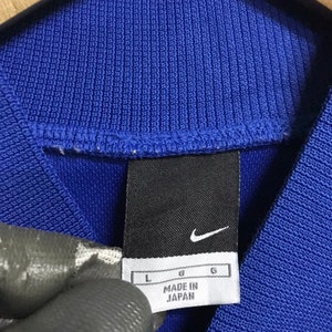 Vintage Nike Button Snap Sweater Jacket Made in Japan Large Size image 9