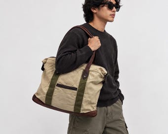 Yohji Yamamoto 1990s AAR Canvas Tote Bag