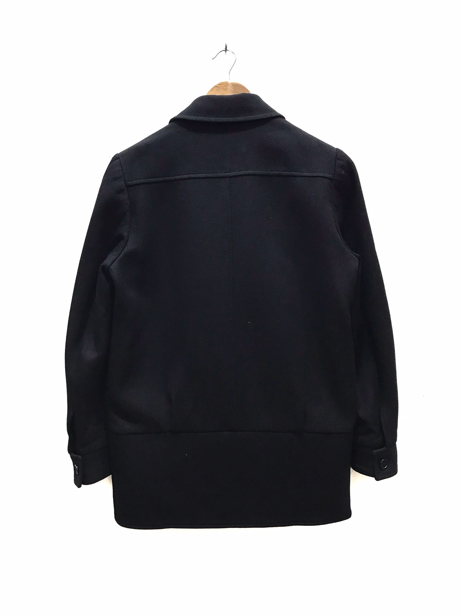 ジャケット・アウター Vintage US NAVY WOOL HOOD MARGIELA RRL NWOT MM6 MAISON MARGIELA Coat Jacket Wool Blend Navy Blue M