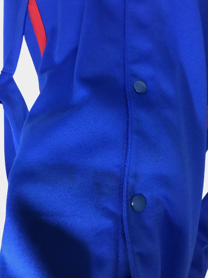 Vintage Nike Button Snap Sweater Jacket Made in Japan Large Size image 7