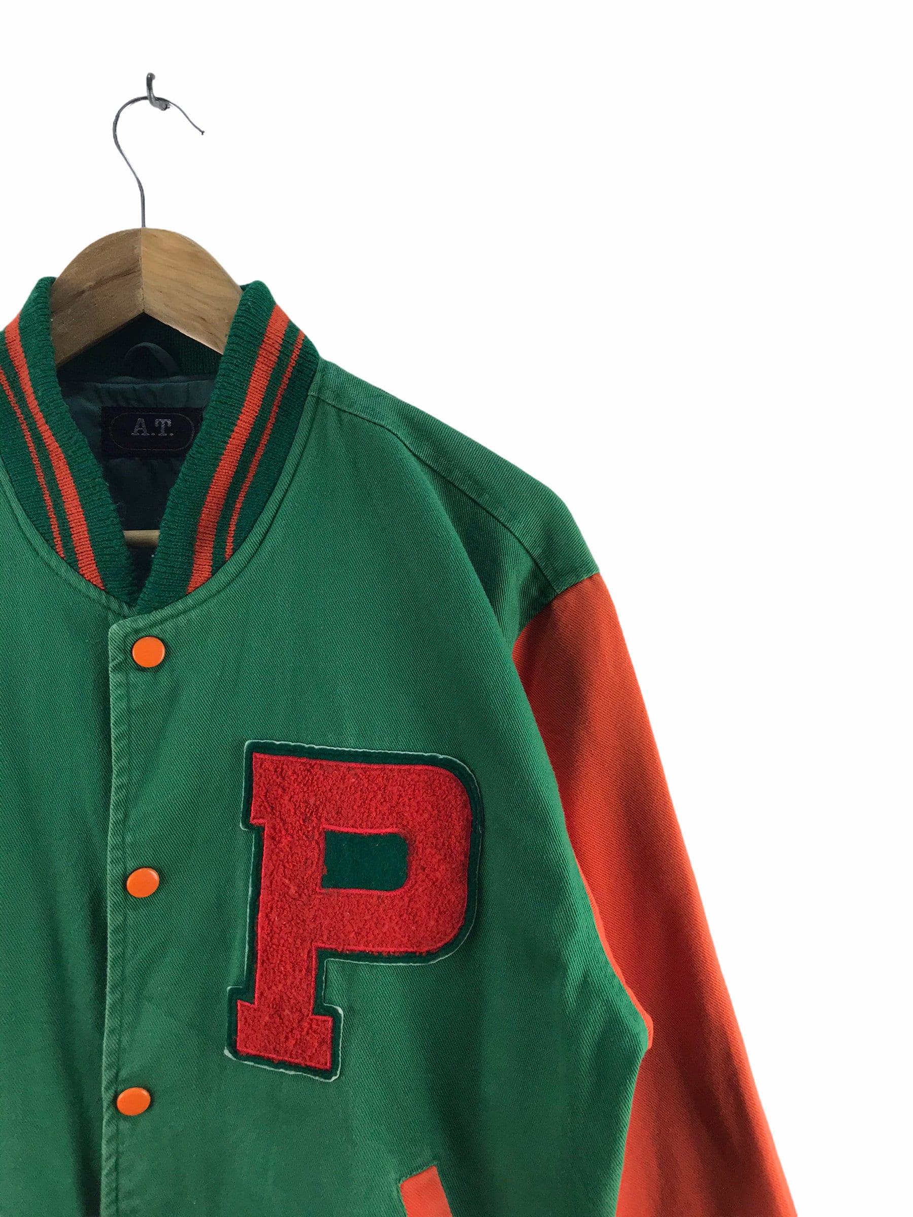 USA製AMERICAN SPIRITレザーバーシティジャケットLヴィンテージ Vintage Member Its American Spirits Varsity Jacket - Etsy