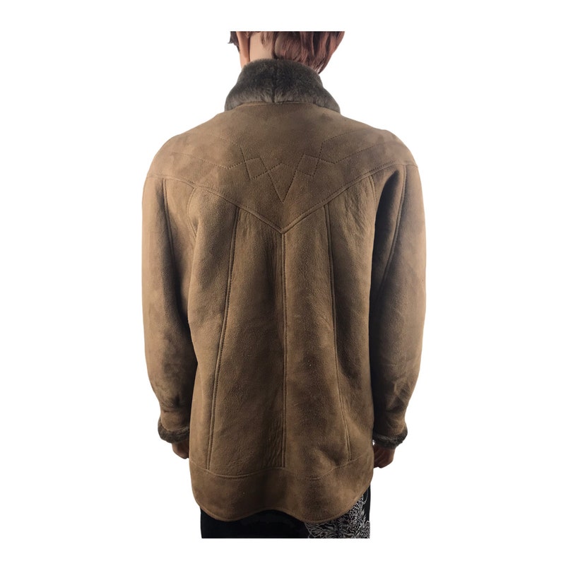 Vintage Down Under International Sheepskin Leather Jacket image 2
