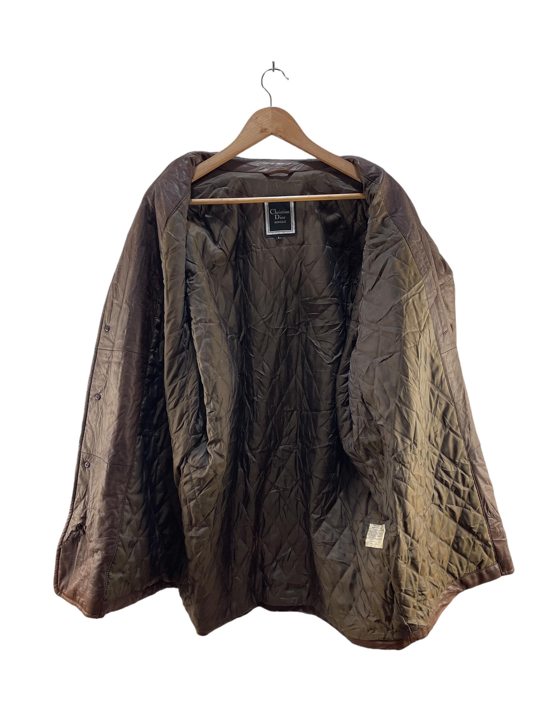 Vintage Christian Dior Monsieur Leather Jacket - Etsy