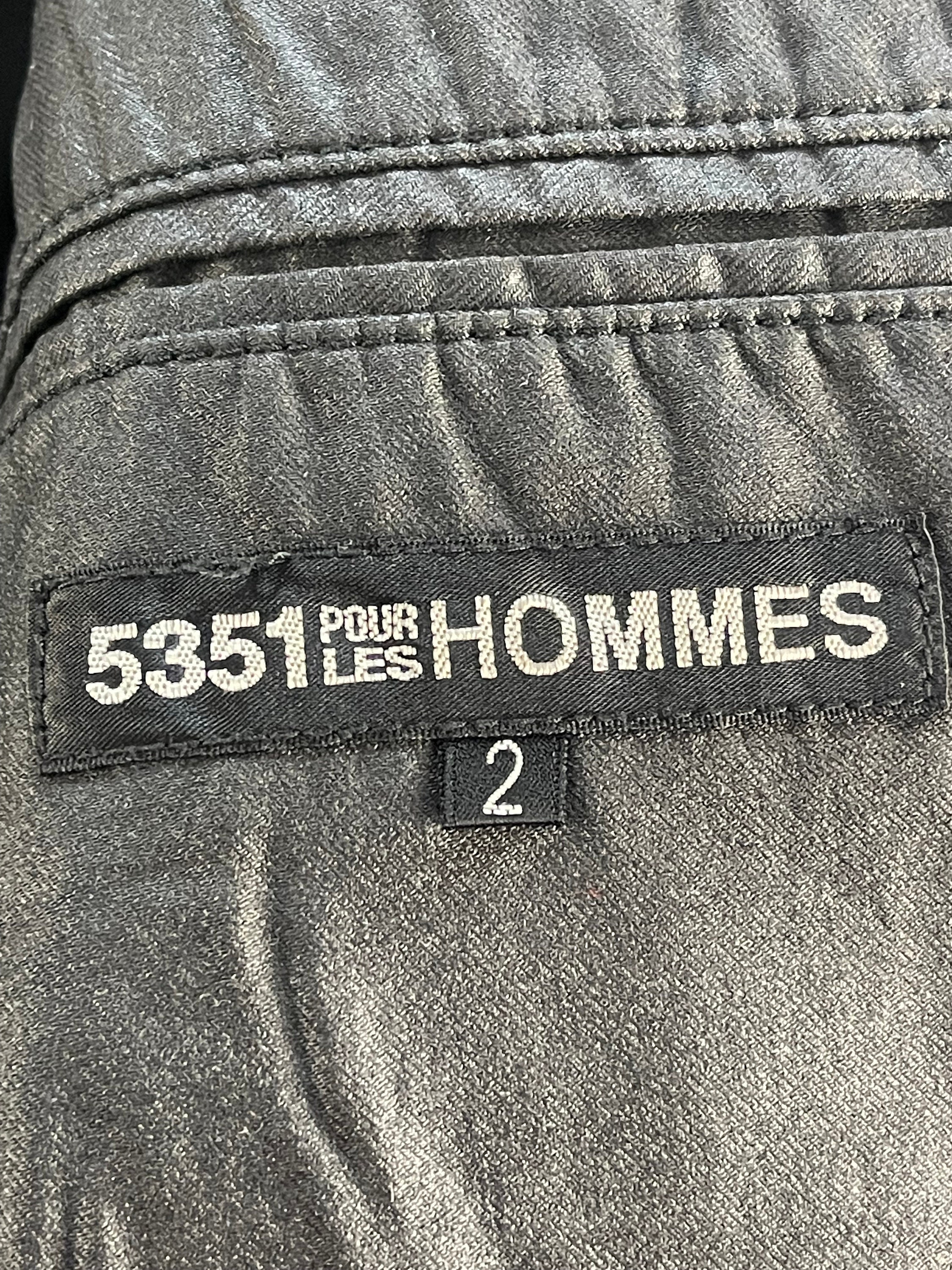 00s 5351 pour les homme fur jacket y2k-