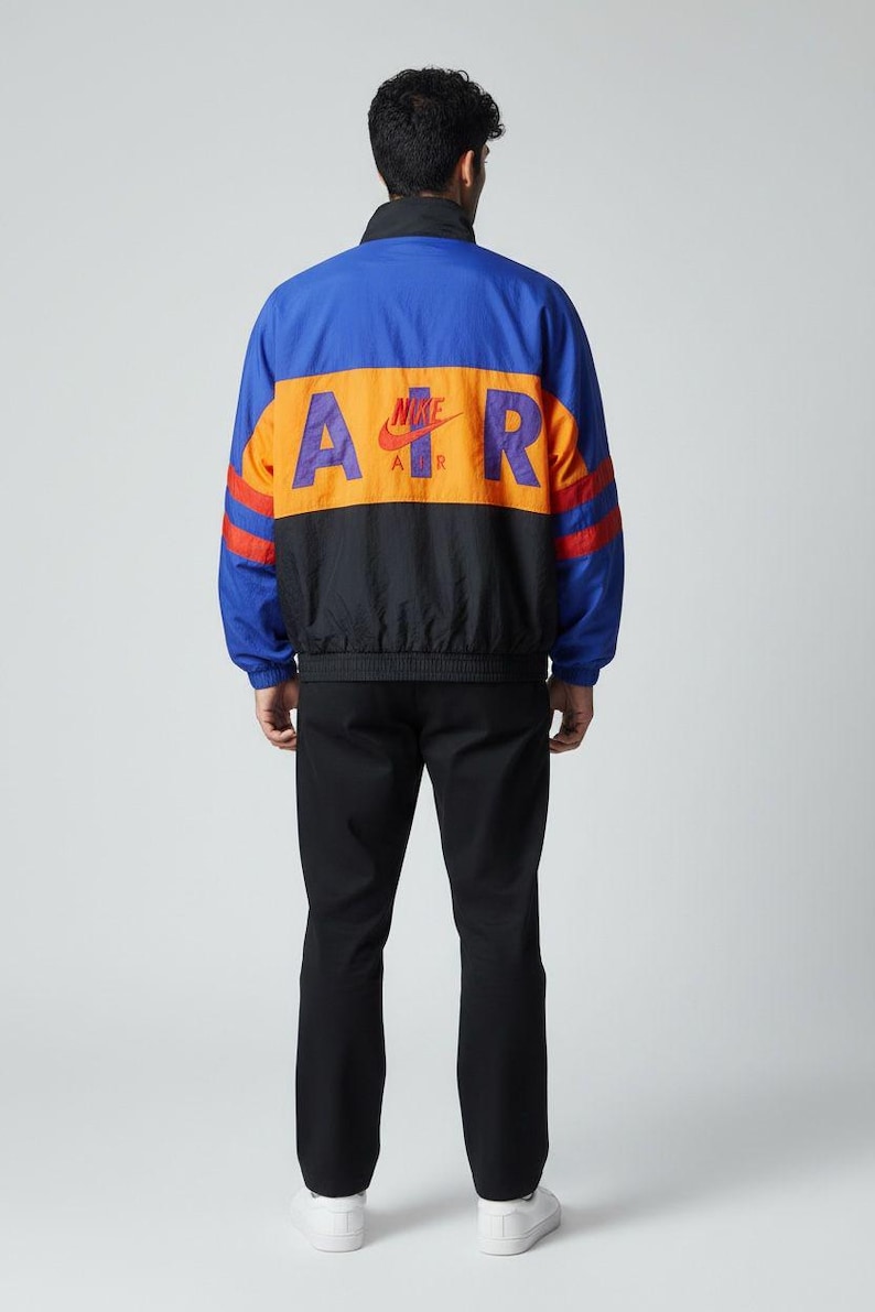 Chaqueta Nike Air Jordan vintage, colorida y rara imagen 1
