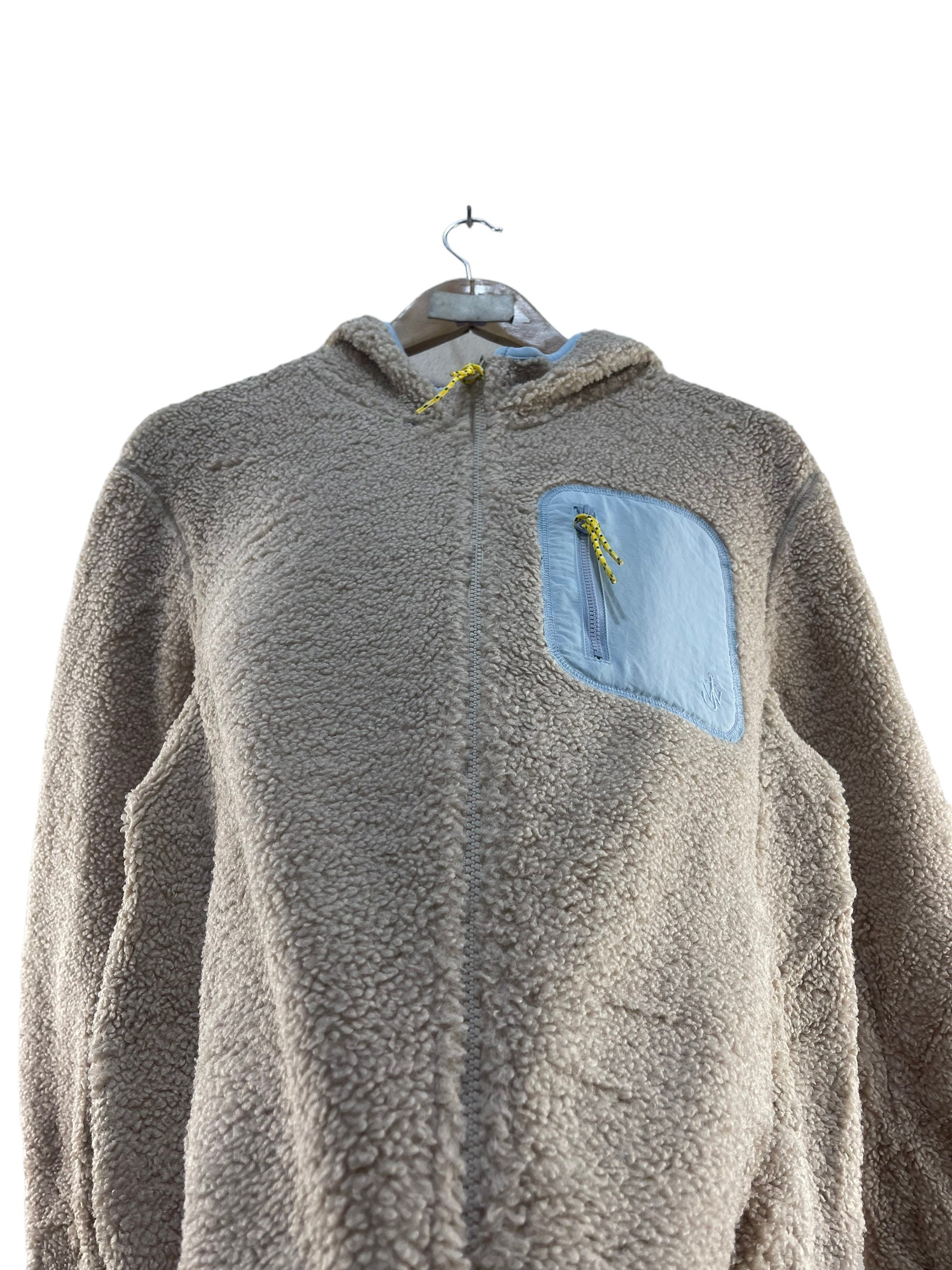 J.w.anderson Uniqlo Fleece Jacket - Etsy J.w.anderson Uniqlo Fleece Jacket - Etsy