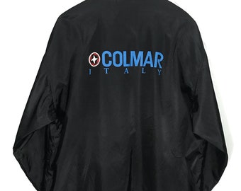 Vintage Colmar Italy Big Logo Spellout Windbreaker Jacket Large Size