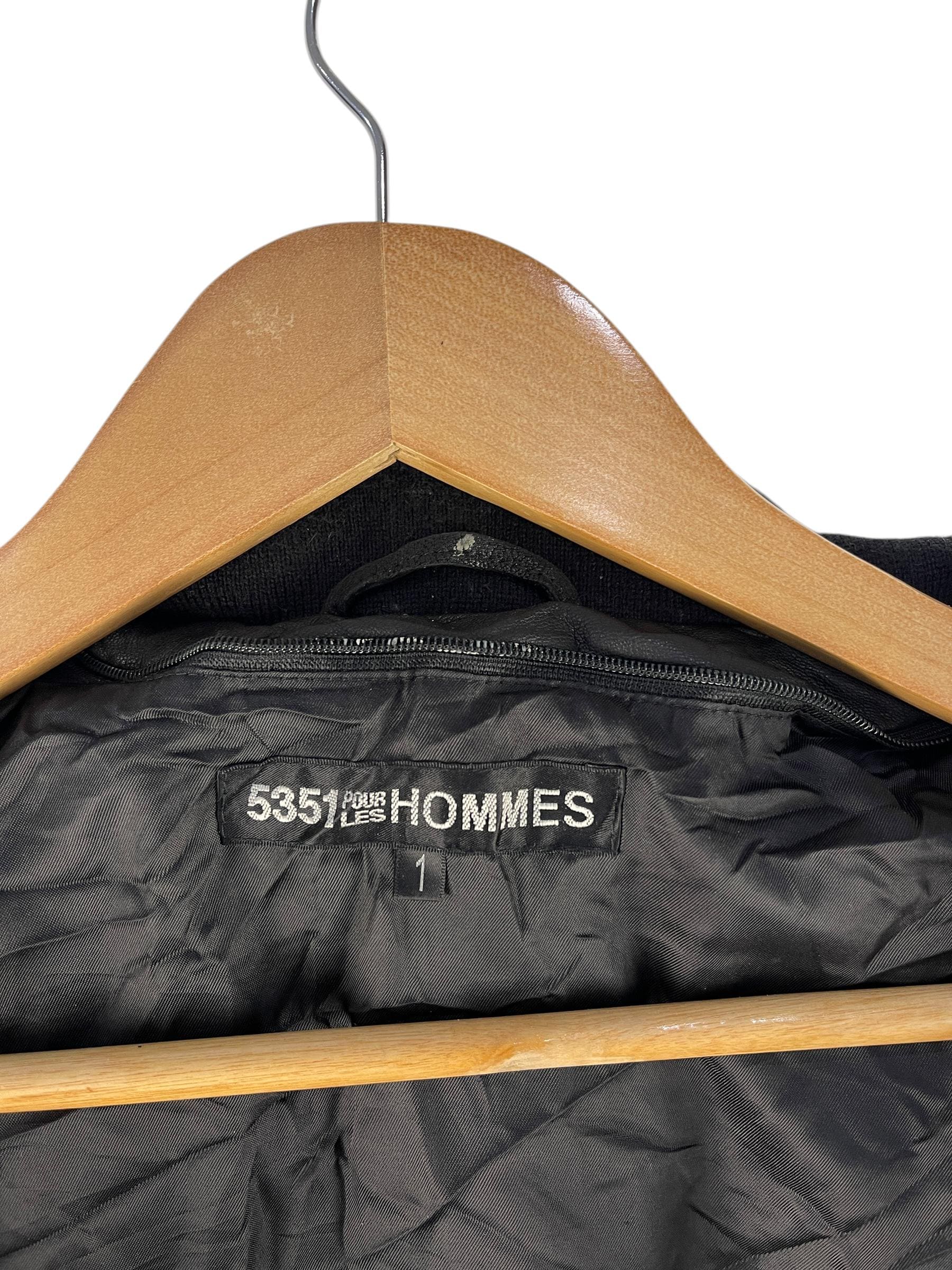 5351 Pour Les Hommes Racing Leather Jacket - Etsy