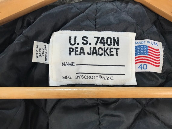 Vintage U.S 740N Pea Jacket by Schott - image 9