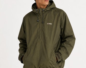 Vintage Ecko Unltd Army Green Anorak Windbreaker Jacket XL Y2K Streetwear