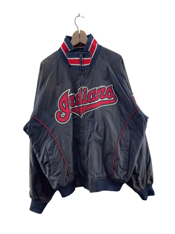 Vintage MLB Cleveland Indians Majestic Jacket - Etsy