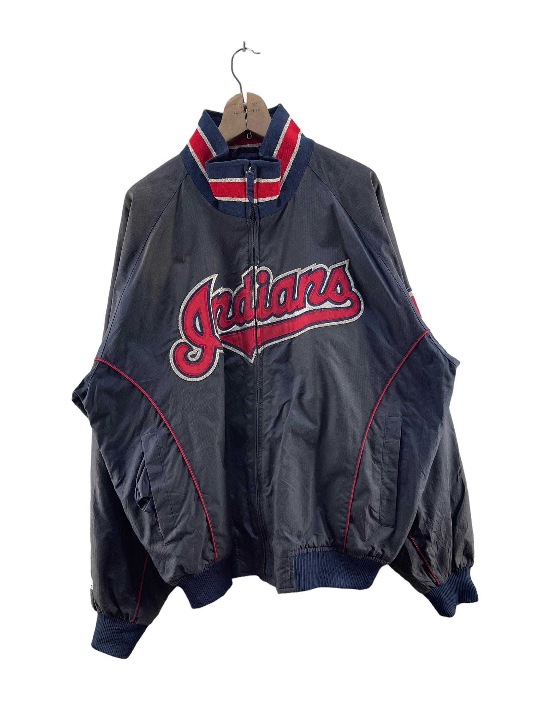 Vintage MLB Cleveland Indians Majestic Jacket - Etsy