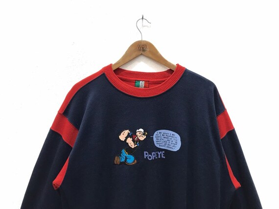 Vintage Popeye By Gianni Valentino Sweatshirt Large S Gem