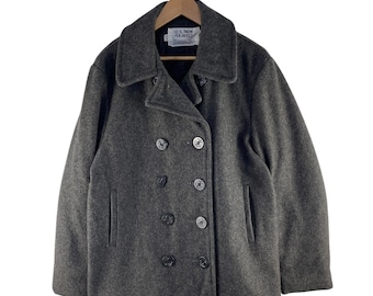 Vintage 90s U.S 740 by Schott Pea Coat Vintage 90s U.S 740 by