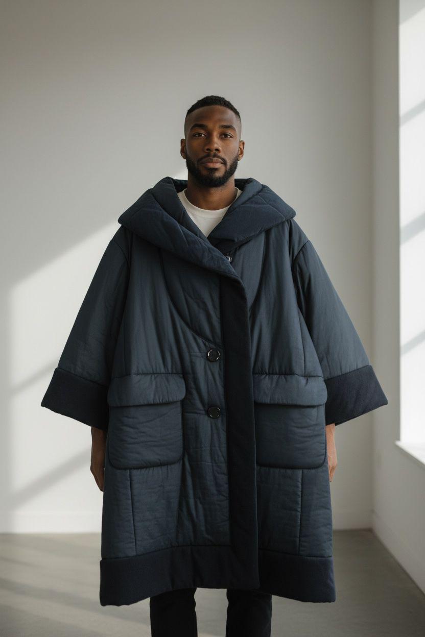 Vintage Issey Miyake Puffer Long Jacket - Etsy