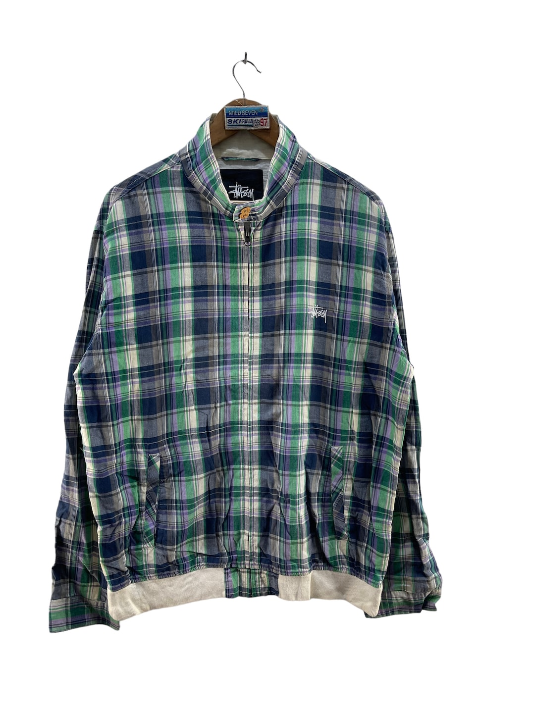 old stussy 90’s Lee Plaid Army Jacket old stussy 90's Lee Plaid Army Jacket Other Designers