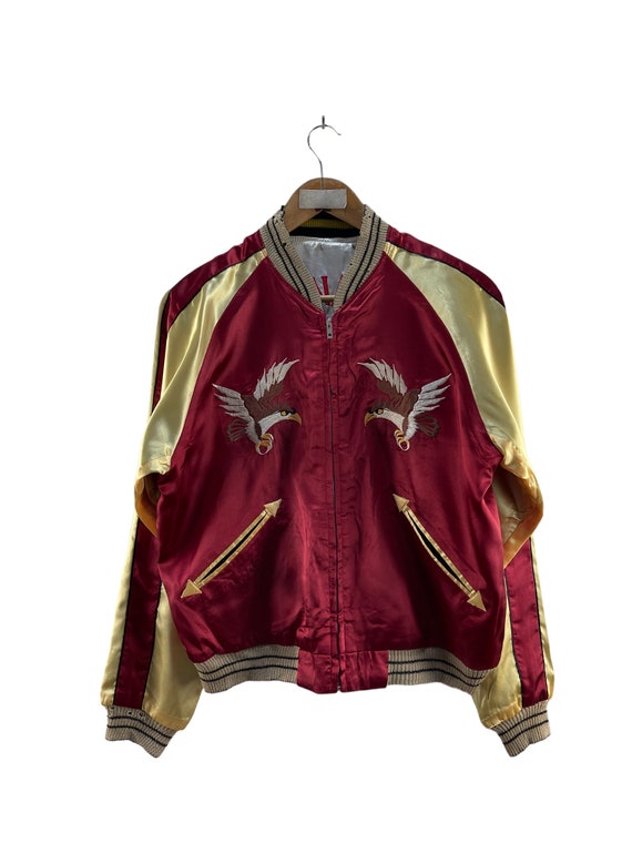 50s OKINAWA satin souvenir jacket スカジャン fit=scale-down,w=1200
