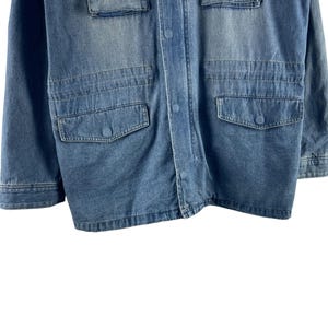 Chaqueta vaquera con capucha Avirex PX estilo militar vintage imagen 9