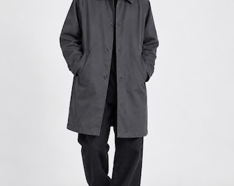 Vintage Issey Miyake iM Denim iM Product Long Coat Mac Coat