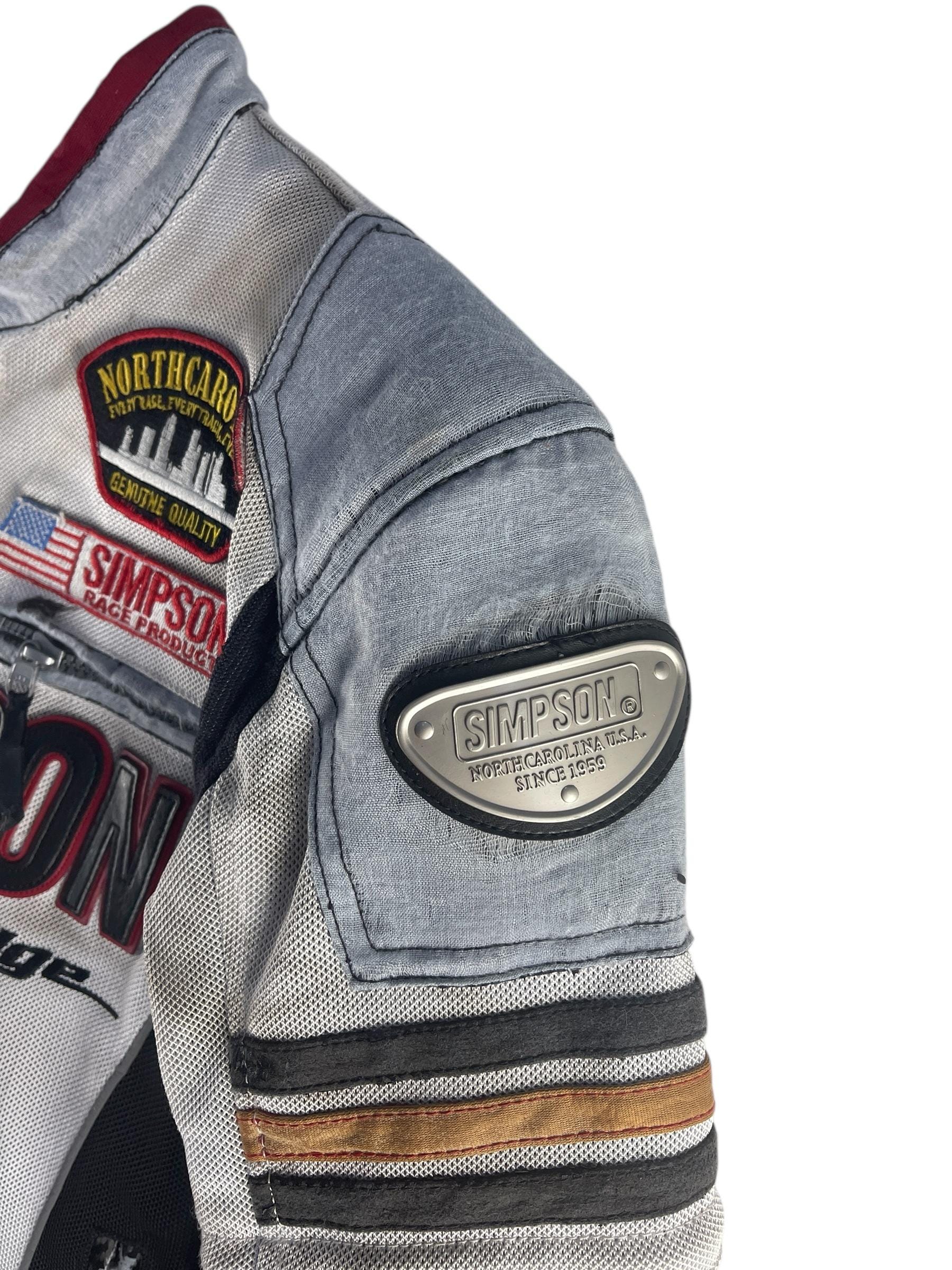 Vintage Simpson Racing “the Winning Edge” USA Drag Racing Mesh 