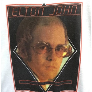 Vintage 70s Elton John Louder Than Concorde But Not Quite As Pretty Bands Tee Tshirt image 8