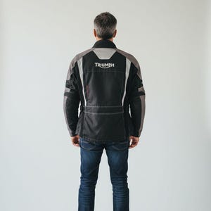 Chaqueta de carreras vintage Triumph imagen 1
