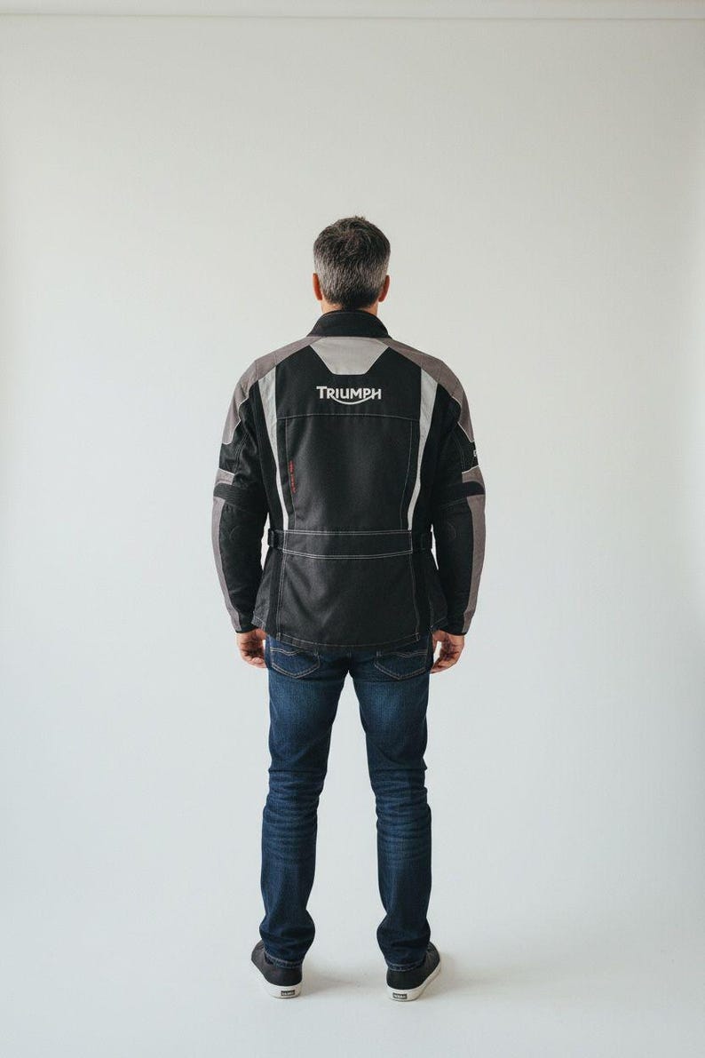 Chaqueta de carreras vintage Triumph imagen 1
