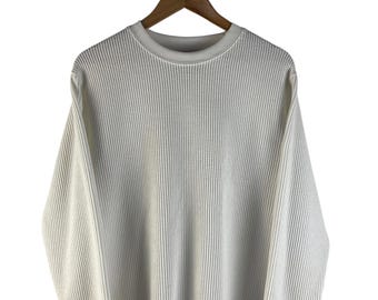 Vintage Dickies Waffle Knit Thermal Crewneck Sweater