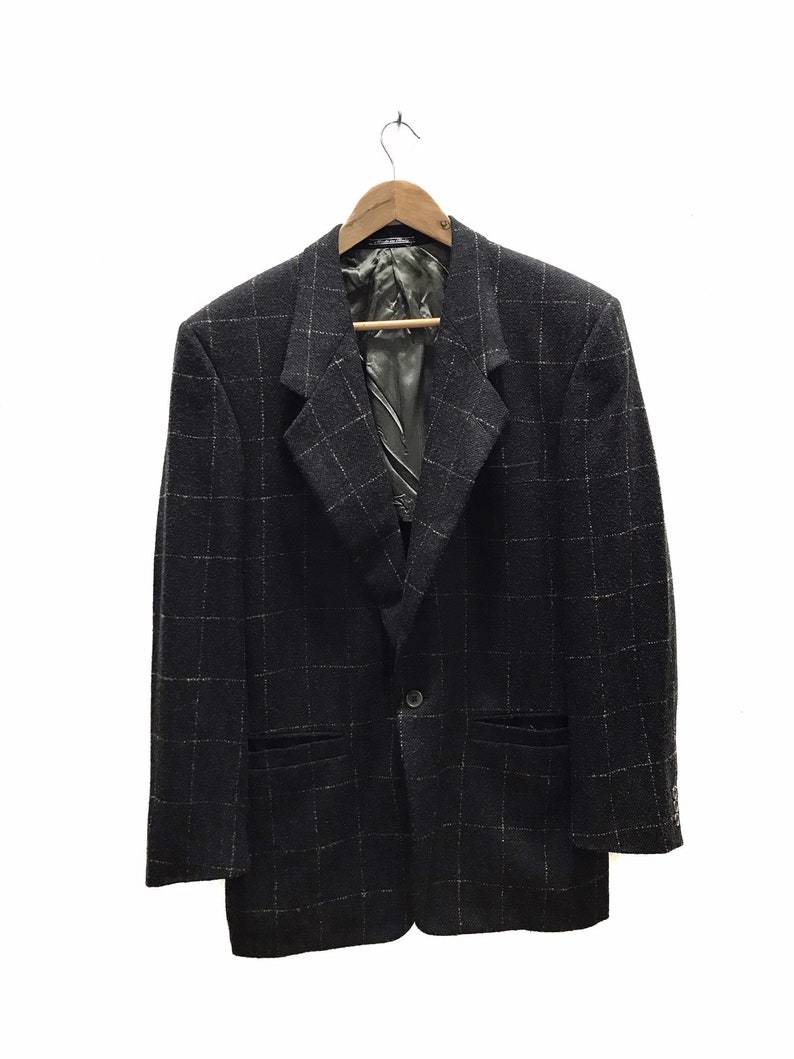 Vintage Gianni Versace Wool Coat Jacket - Etsy